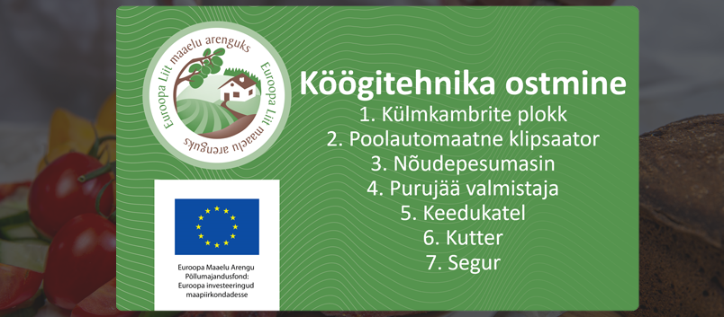 Köögitehnika ostmine – Euroopa Liit maaelu arenguks